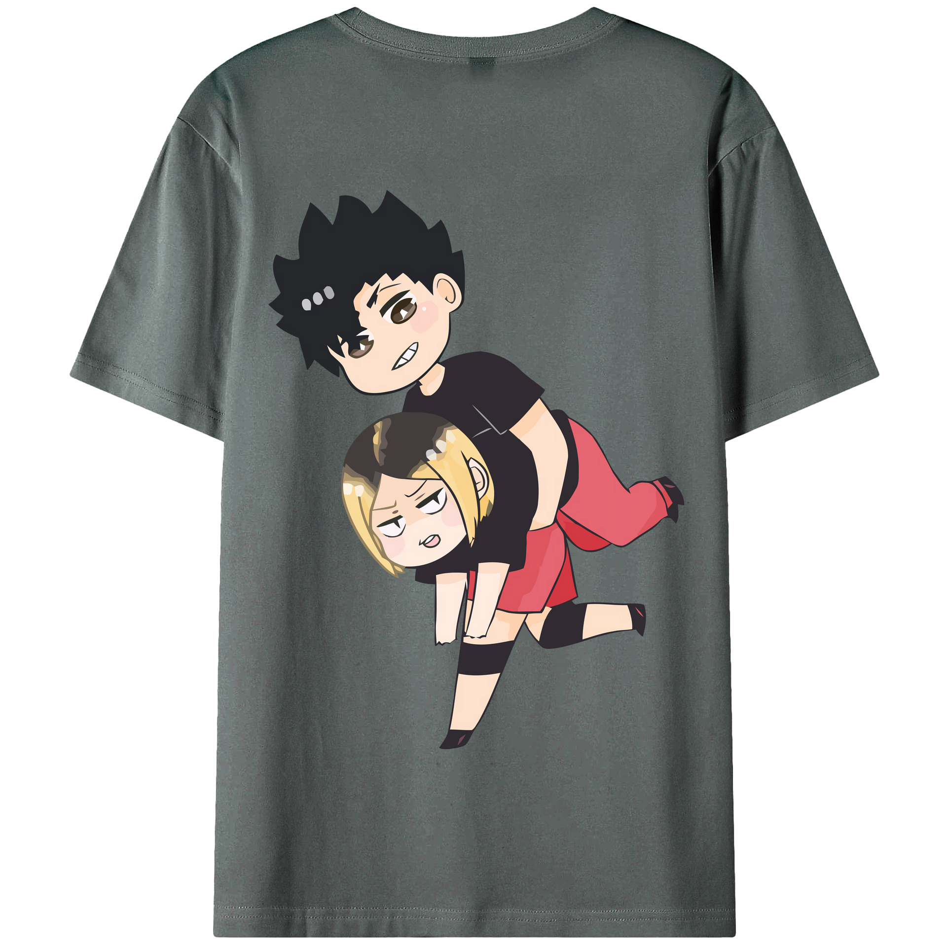 （画像用） ハイキュー!! Haikyu!! 綿100％半袖Tシャツ（背面プリント）